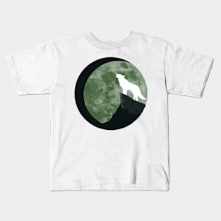 moon wolf Kids T-Shirt
